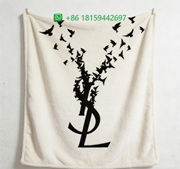 Yves Saint Laurent Throw Blankets